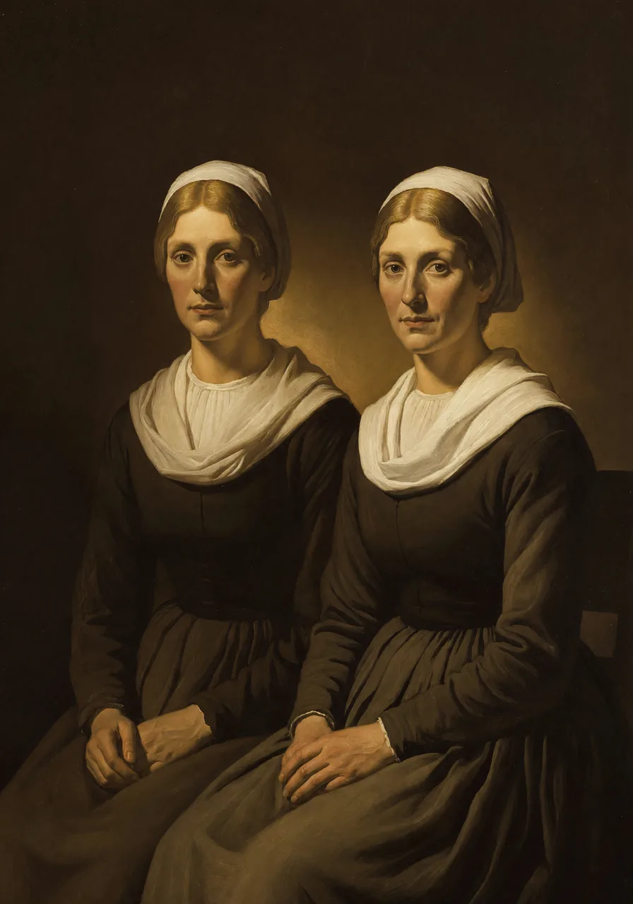 Portrait of Sarah & Angelina Grimké