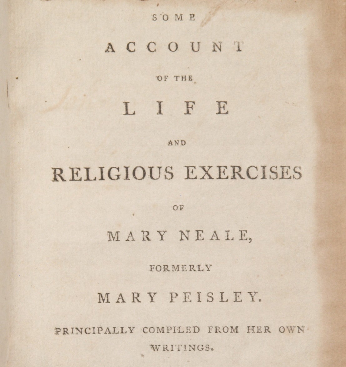 Portrait of Mary Peisley Neale