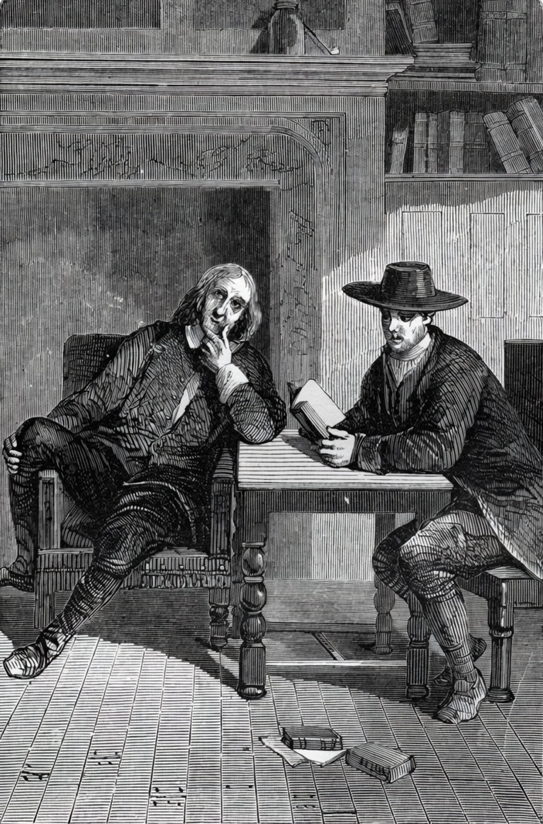 Thomas Ellwood reading to John Milton